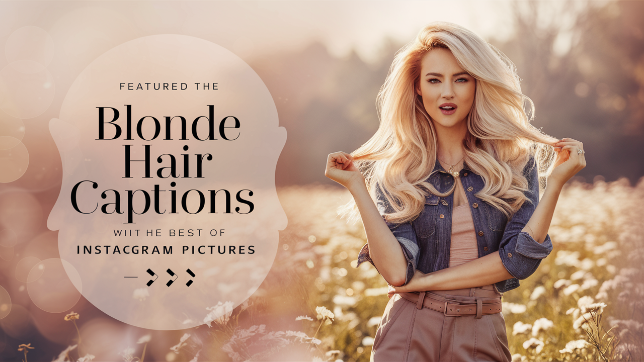 Best Blonde Hair Captions for Your Instagram Pics