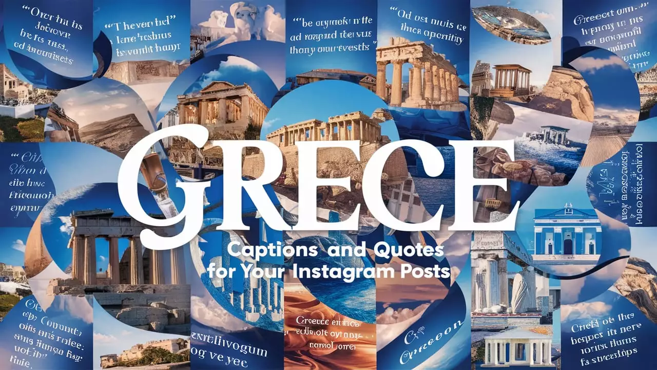 Greece Captions and Quotes for Your Instagram Posts 🇬🇷