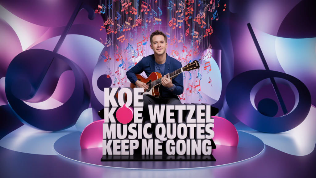 Koe Wetzel Music Quotes