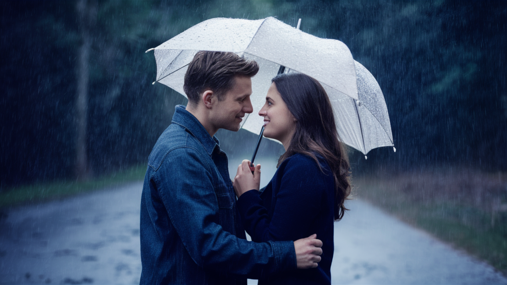 Romantic Rain Captions