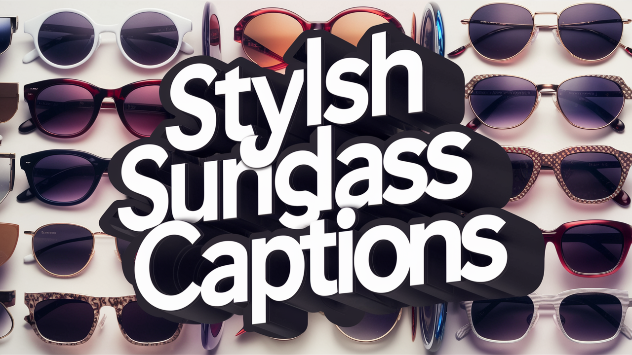 Stylish Sunglass Captions