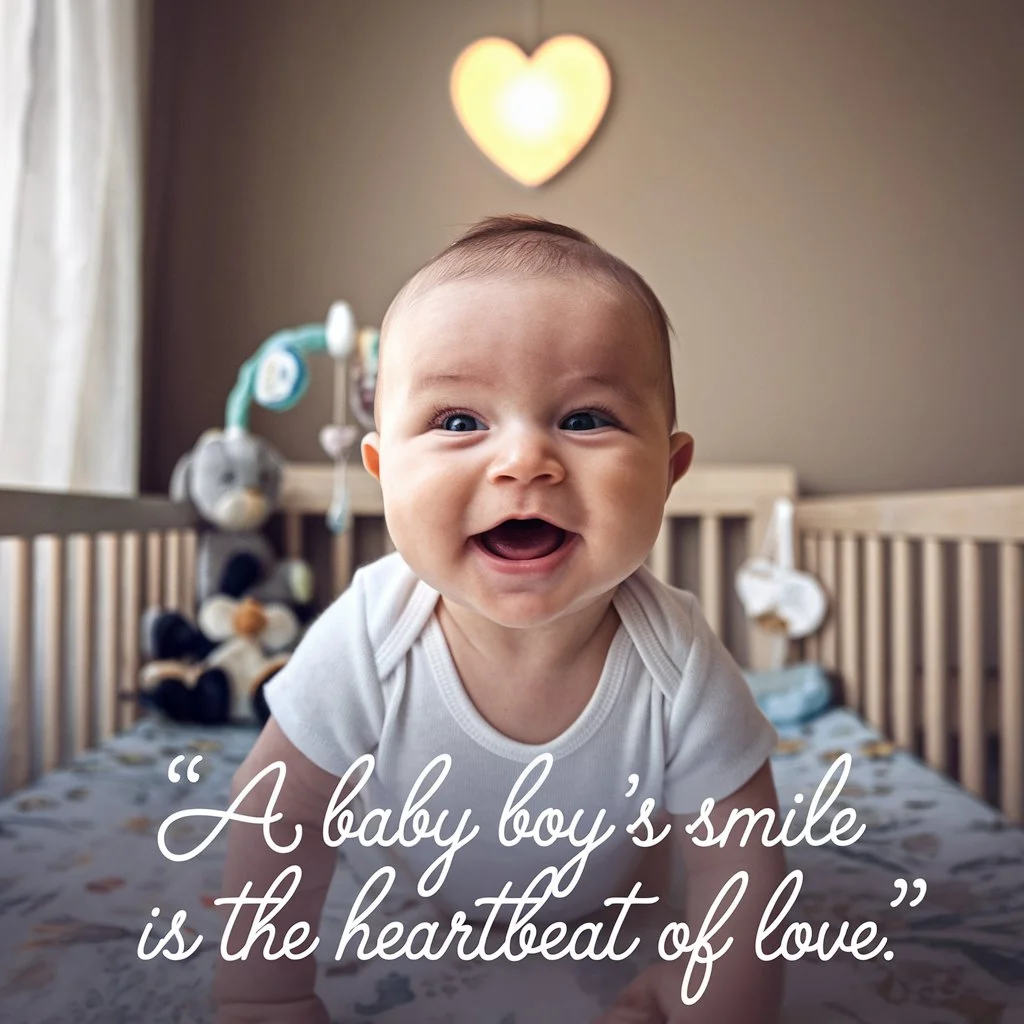 Baby Boy Smile Captions For Instagram