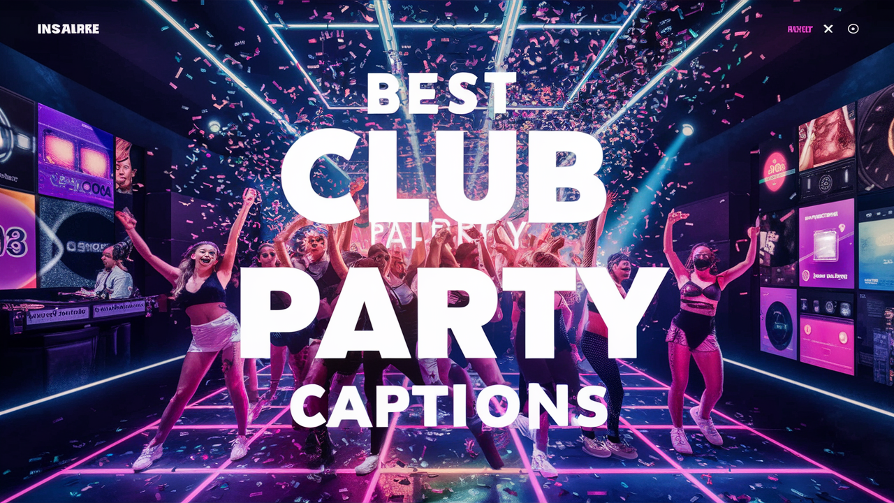 Best Club Party Captions For Instagram