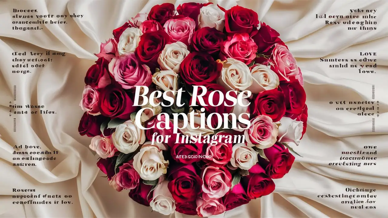 Best Rose Captions For Instagram & Quotes