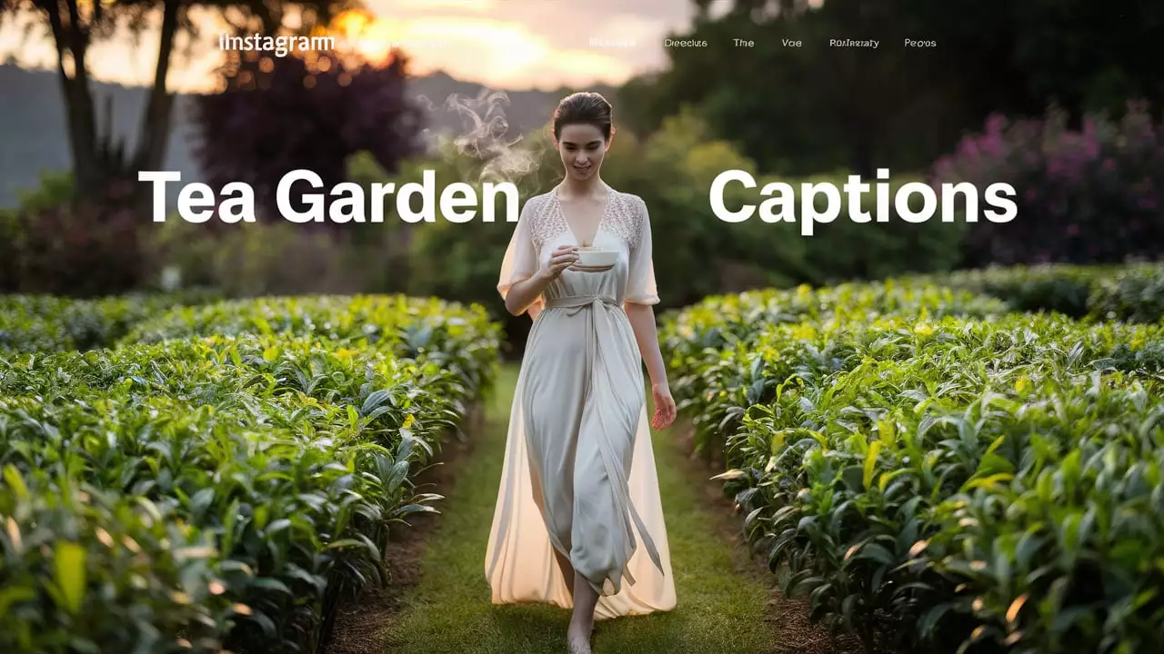 Best Tea Garden Captions For Instagram