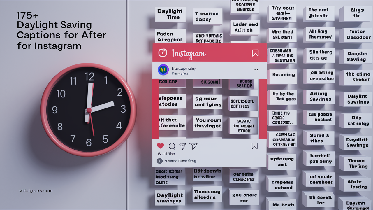Daylight Savings Captions For Instagram