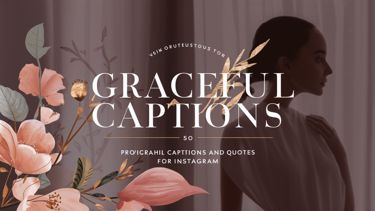 Graceful Captions For Instagram & Quotes