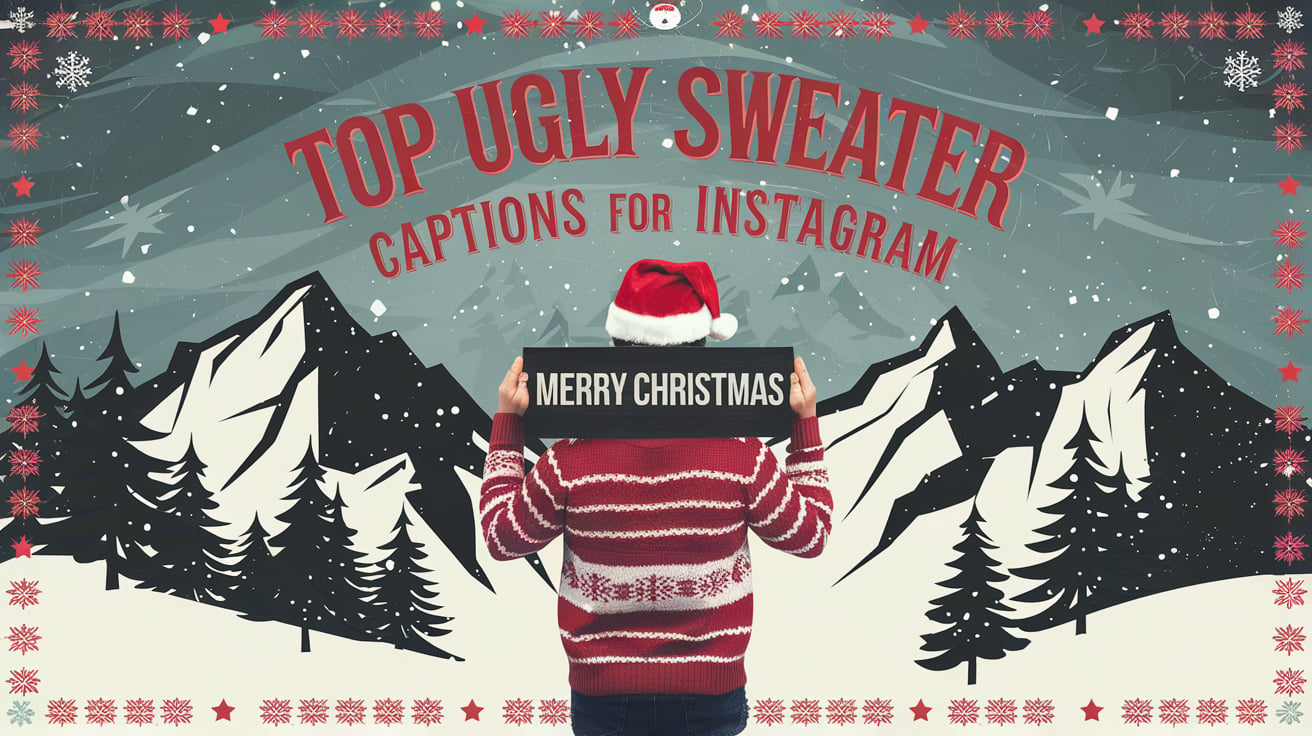 Top Ugly Sweater Captions For Instagram 